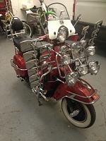 Vespa collected and delivered by motorcycle delivery UK