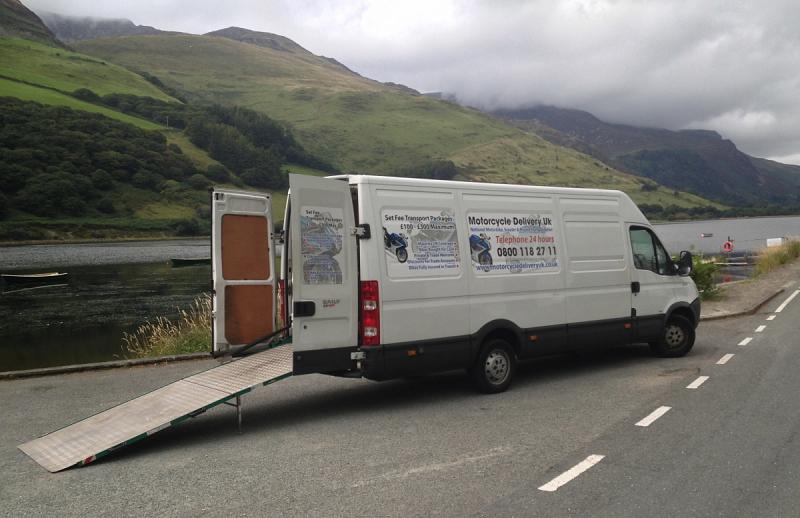 Motorcycle Transport Van