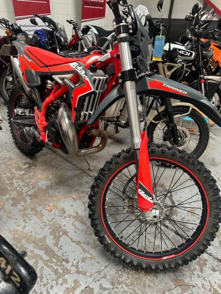 Motorcycles inside the Motorcycle Delivery UK Motorcycle Storage Facility